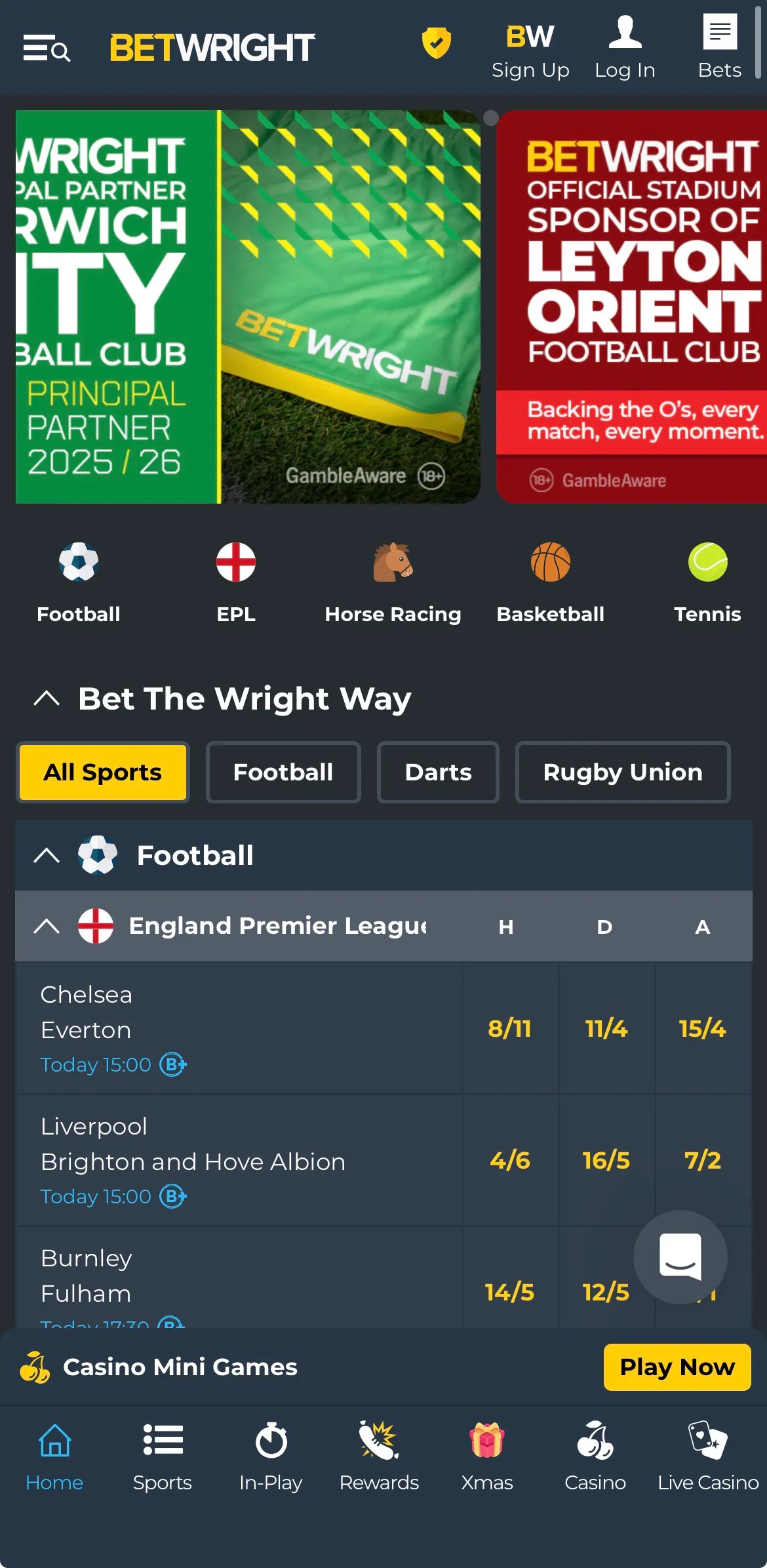 Betwright sign up