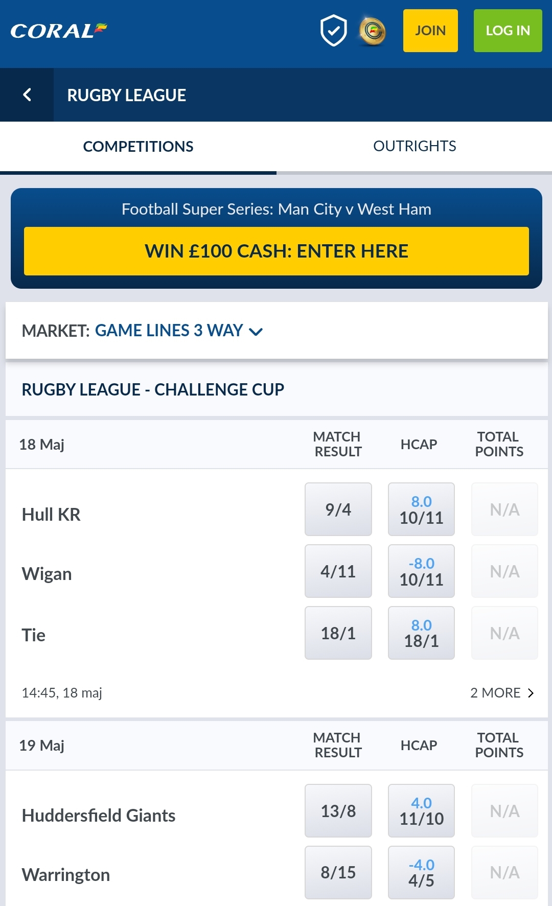 Coral rugby 