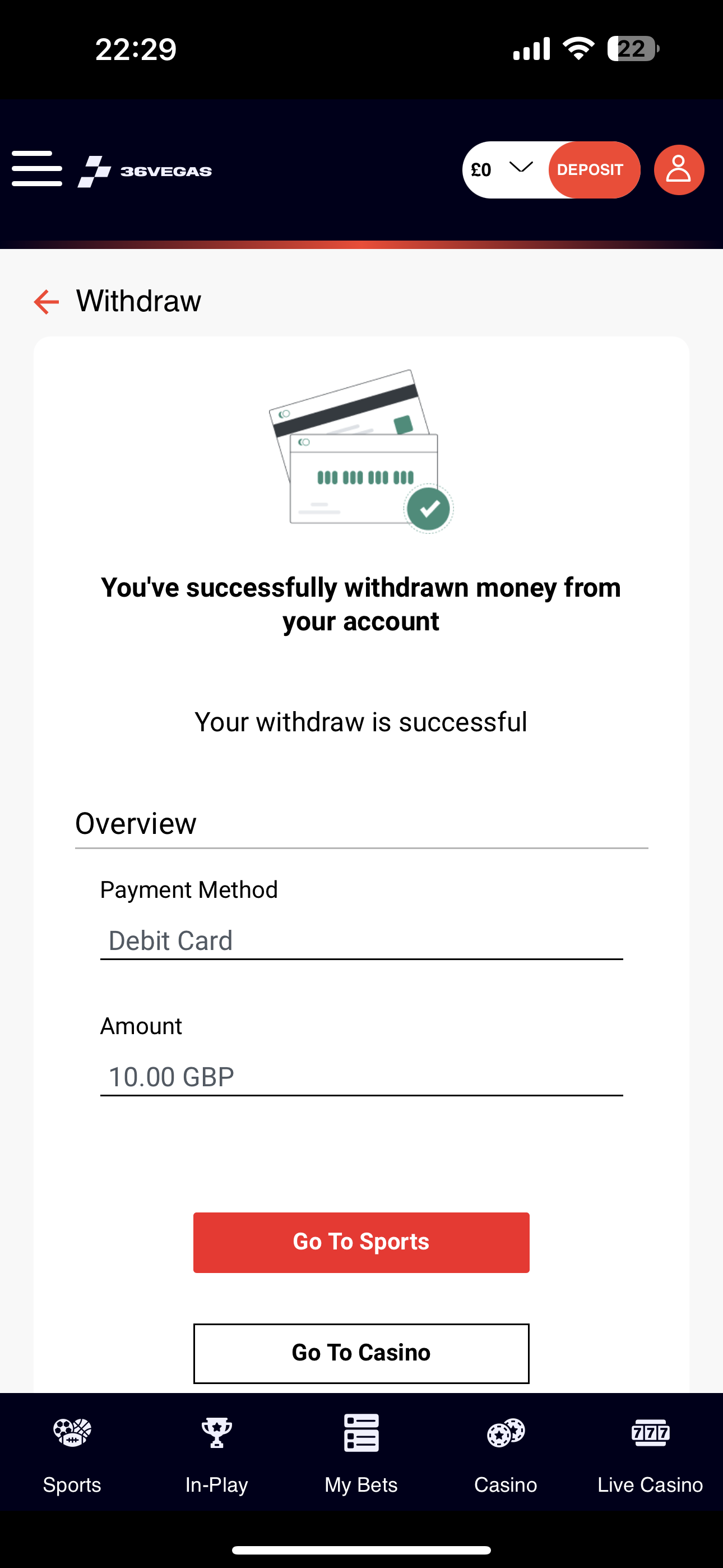 36Vegas Withdraw 3