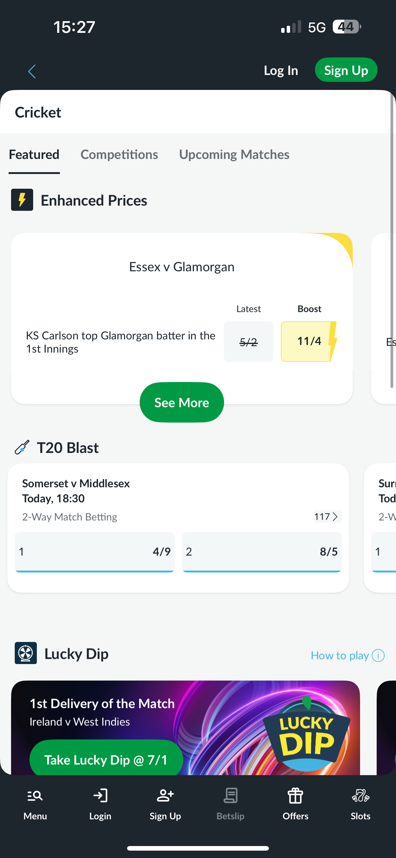 Cricket BetVictor