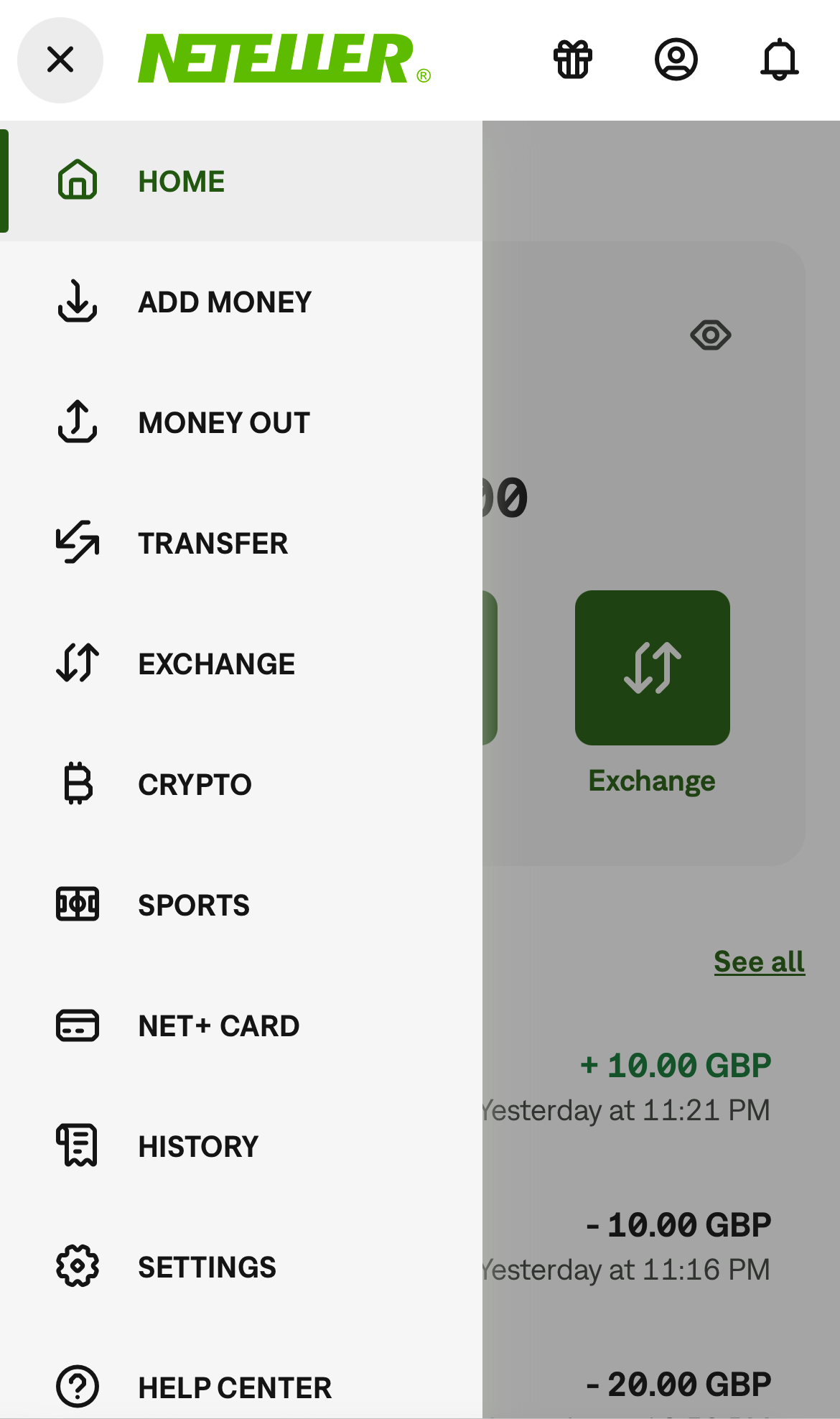 Neteller Step 1