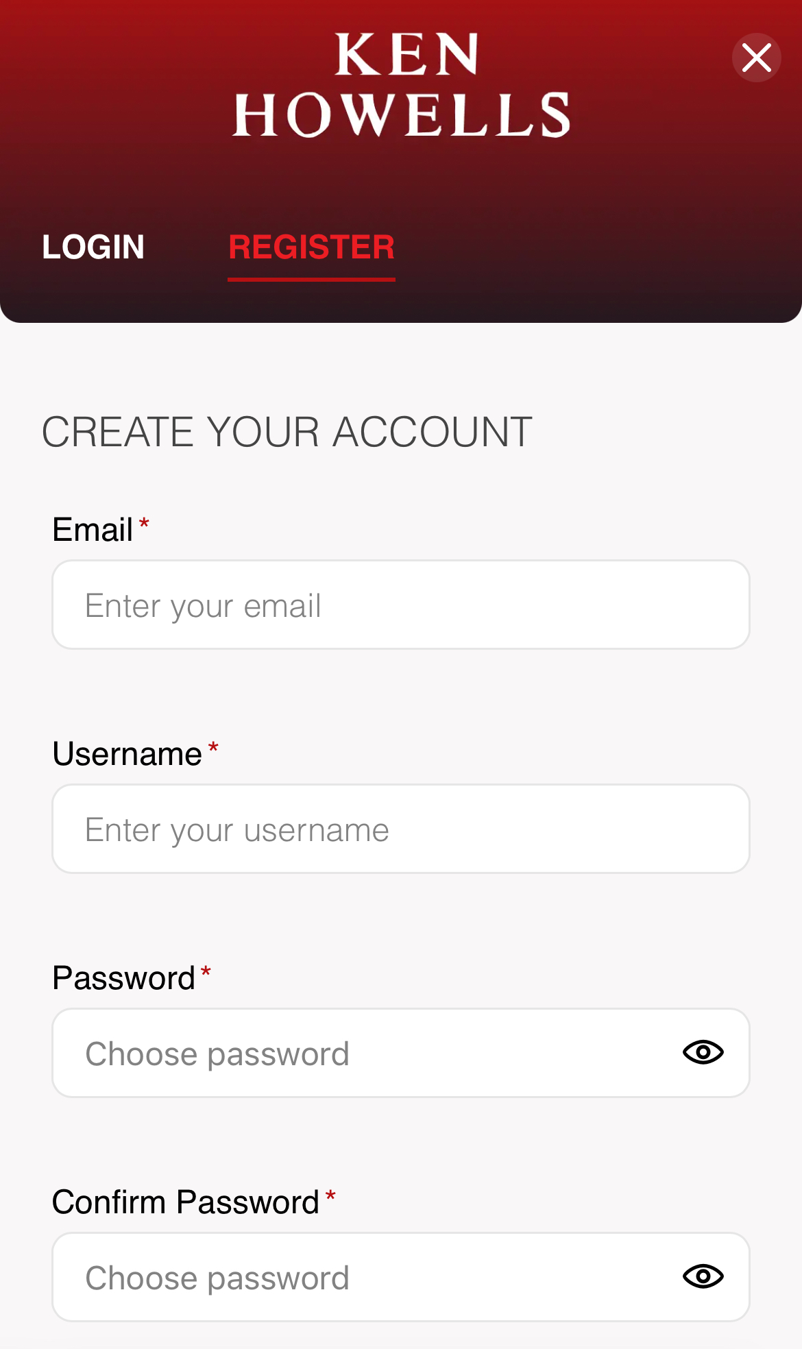 Ken Howells Register Email, User.jpg