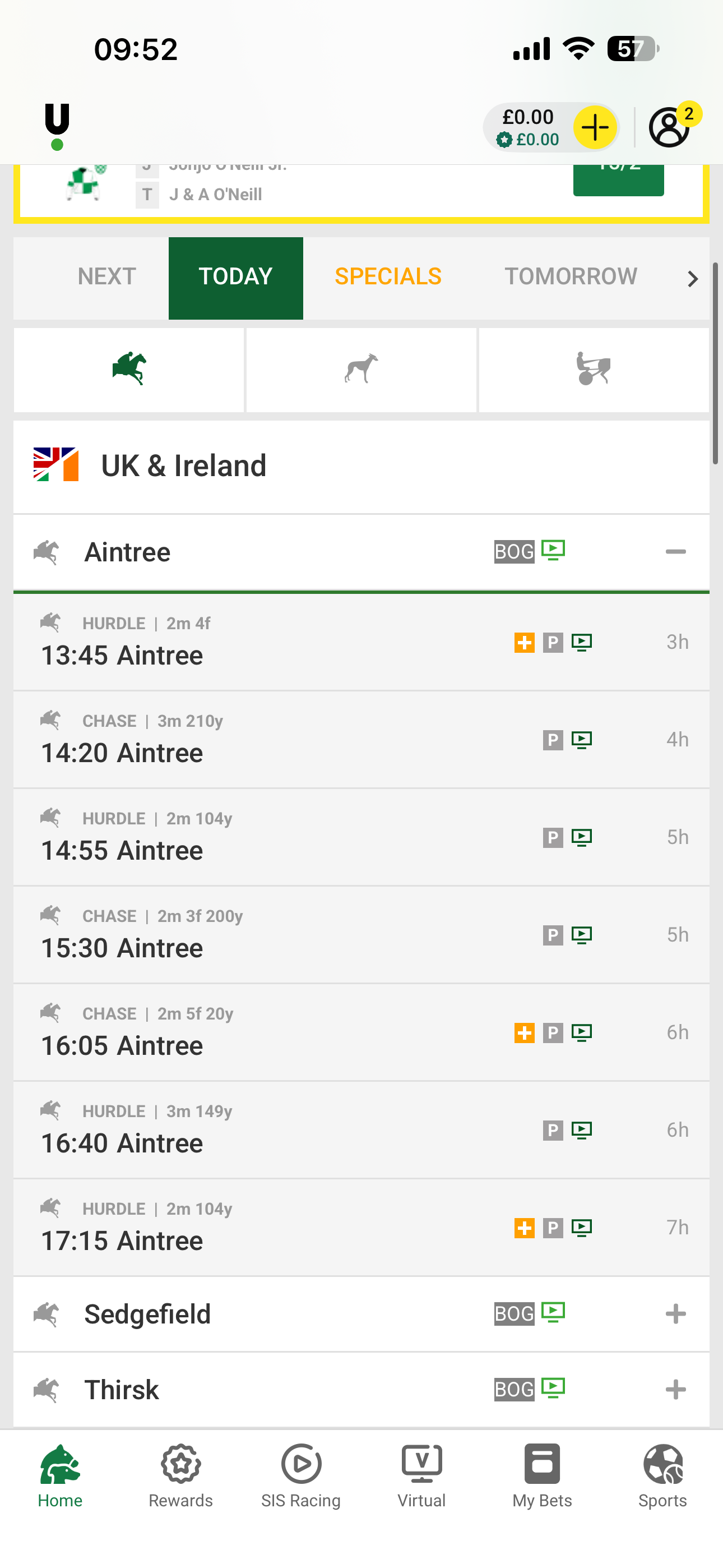 Unibet BOG