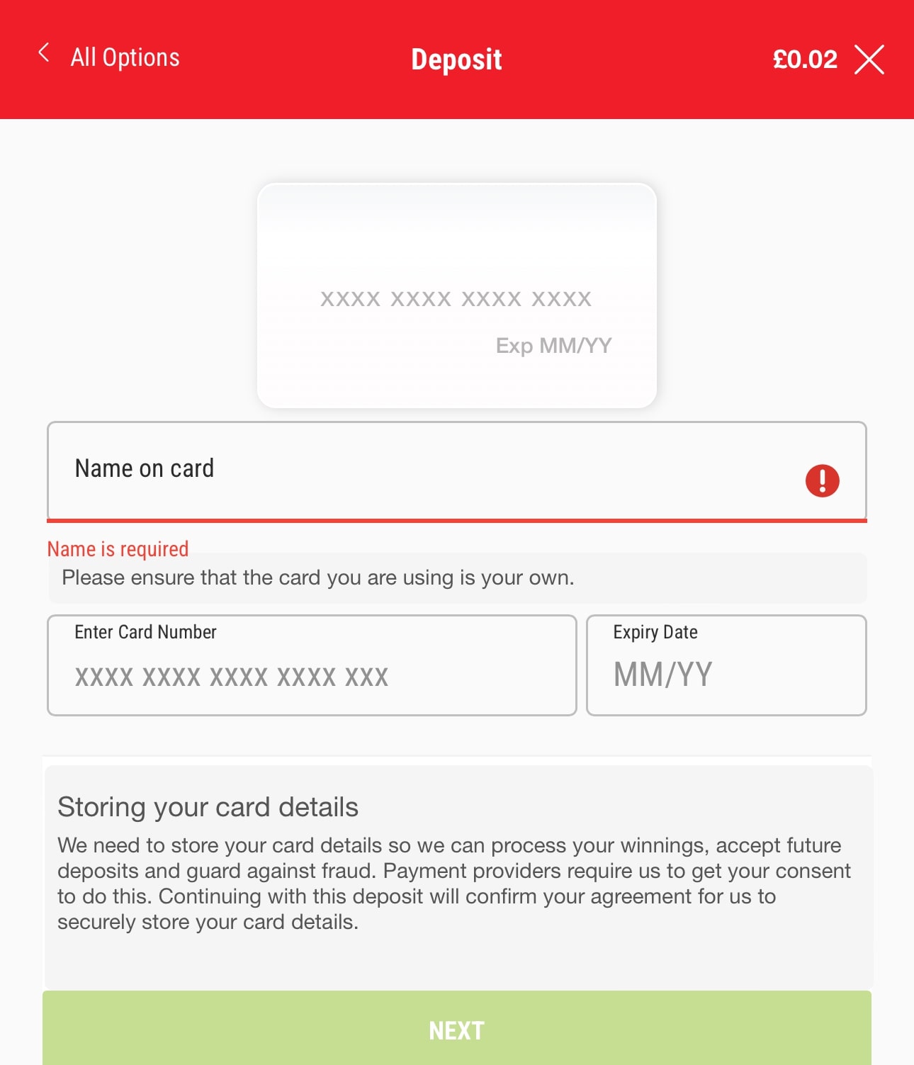 Ladbrokes Deposit 3