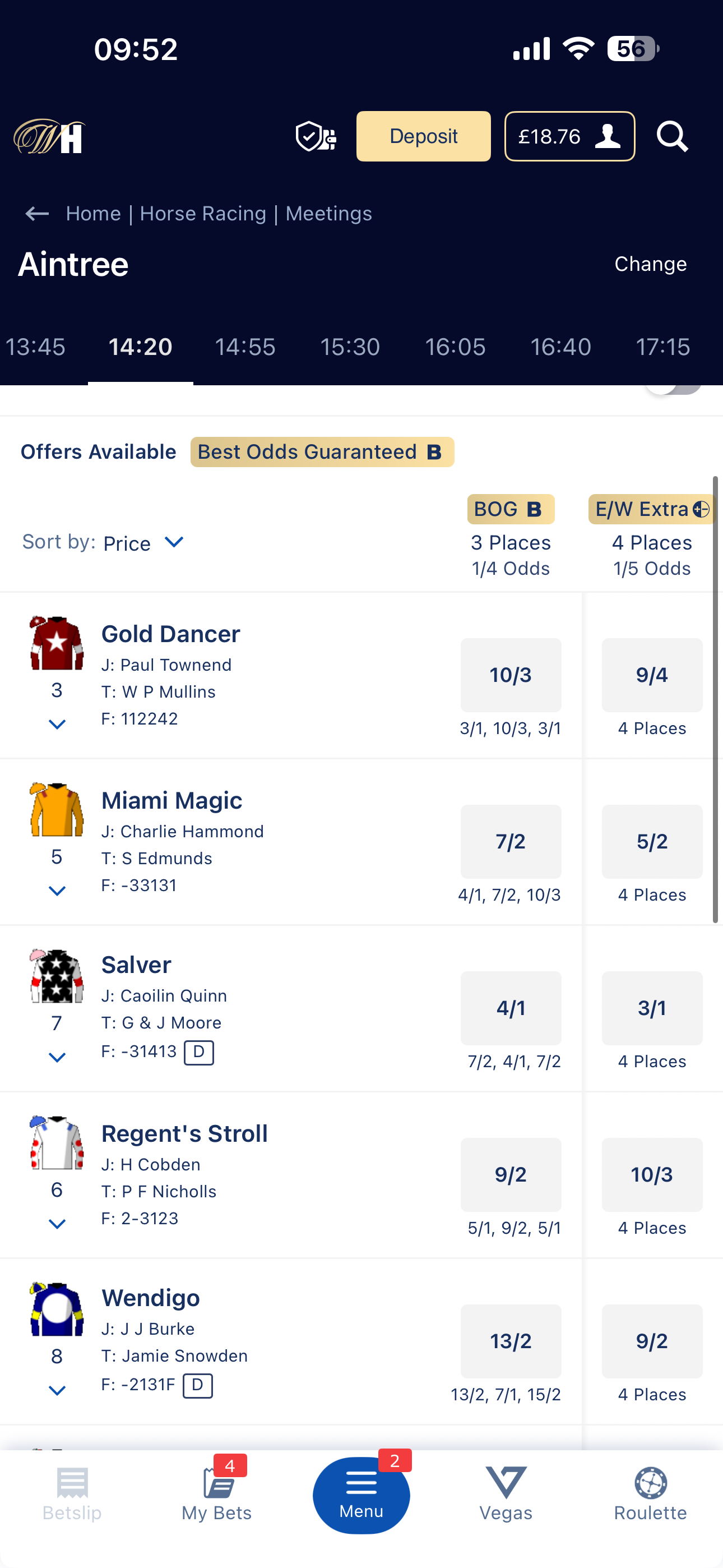 William Hill BOG