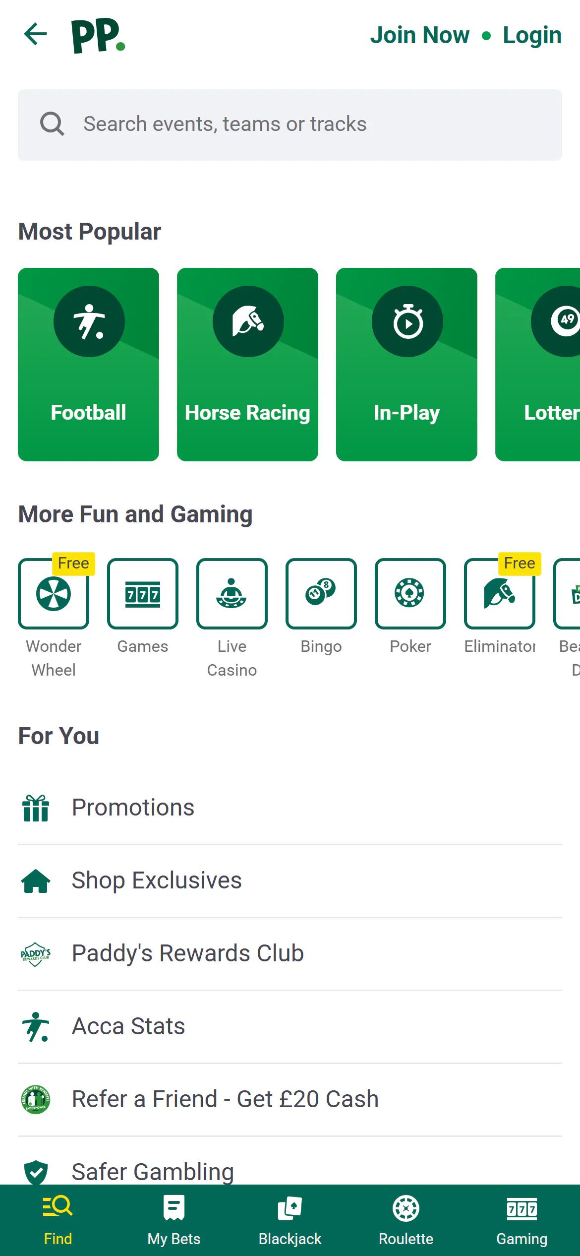 Paddy Power Wonder Wheel