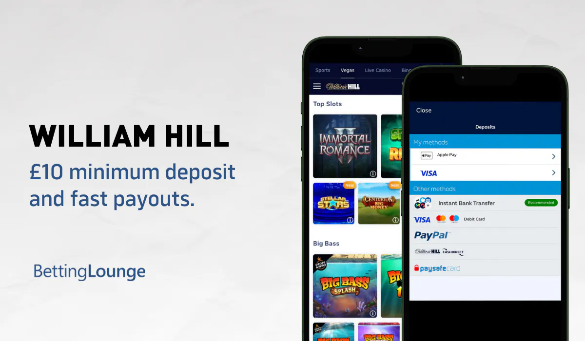 PayPal at William Hill casino