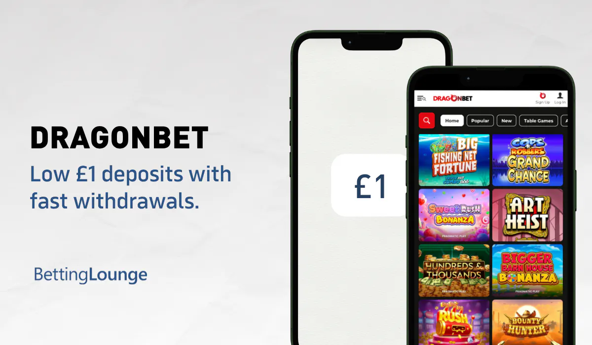 dragonbet 1 minimum deposit