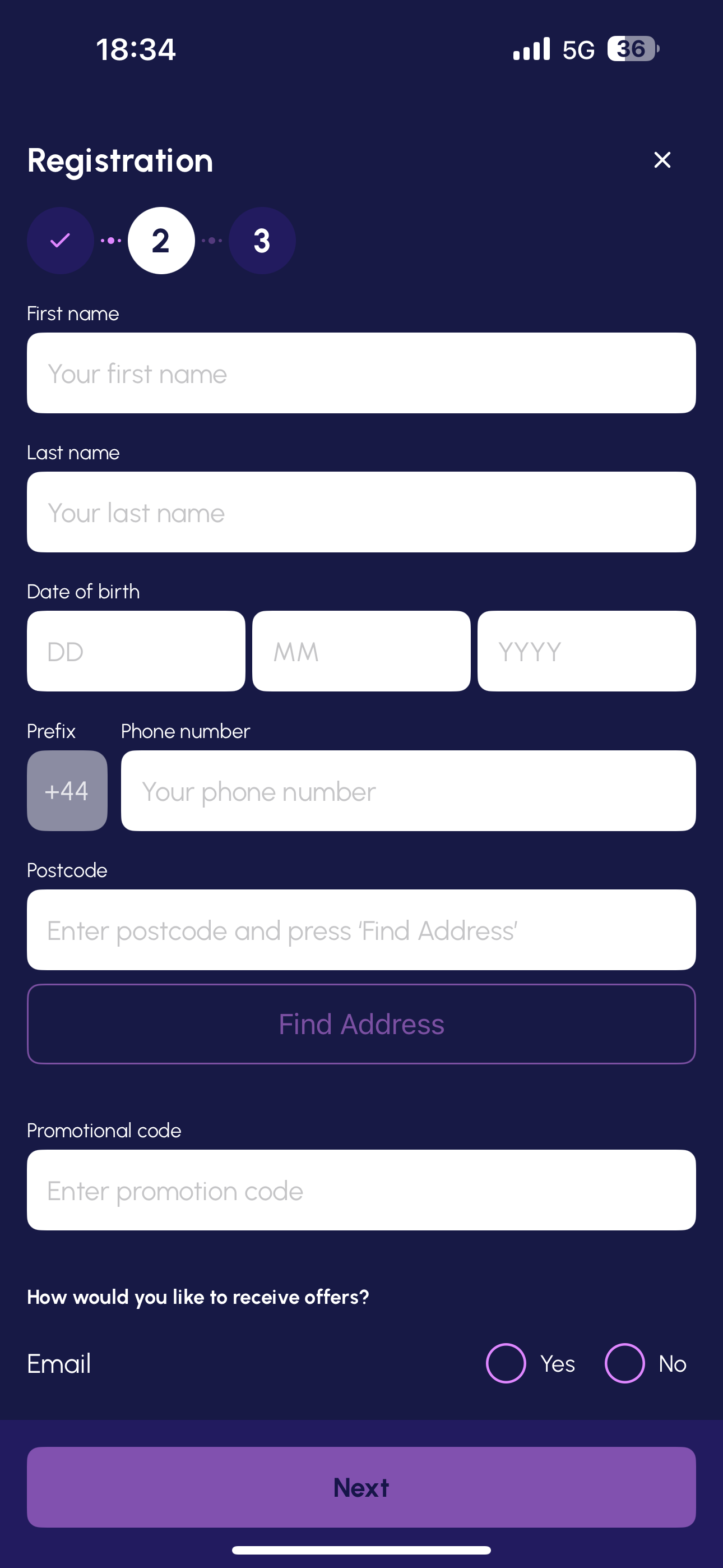 Fairplay Sign up 3