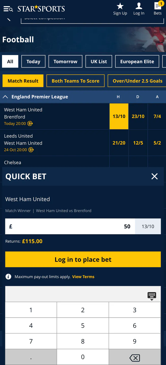 StarSports Bet Promo