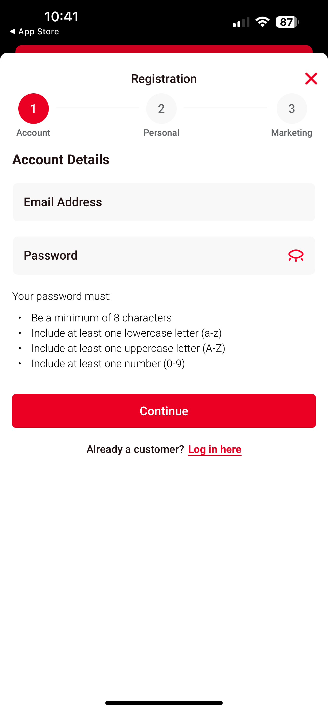 Tote Sign up 1 