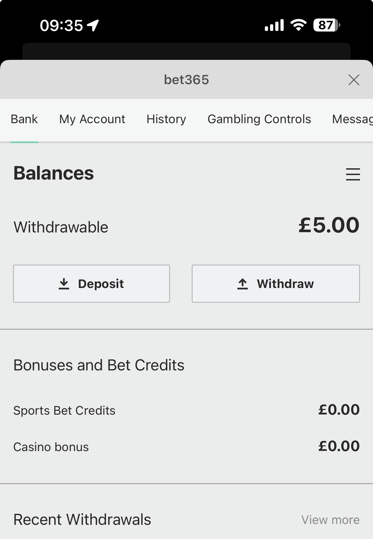 Bet365 Withdrawal