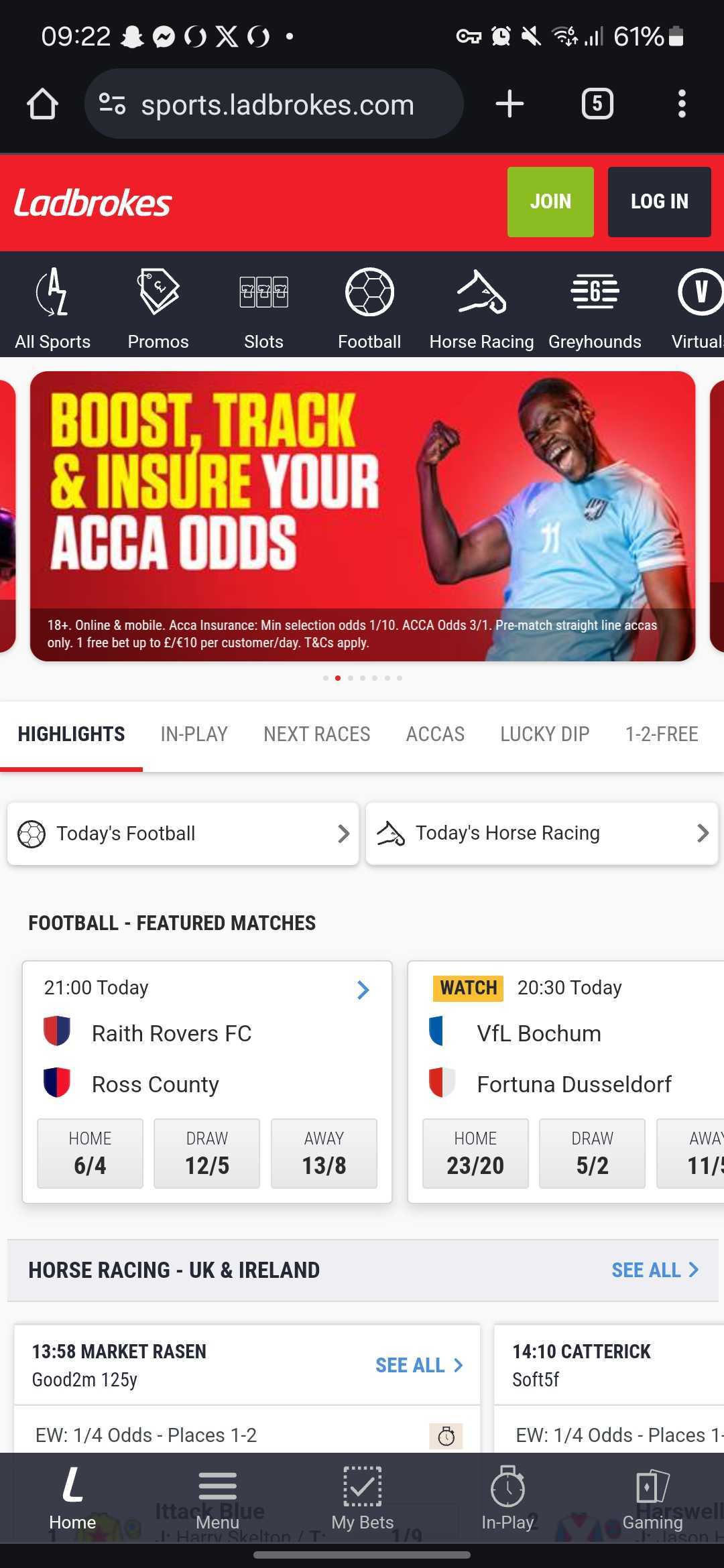 Ladbrokes sportsbook