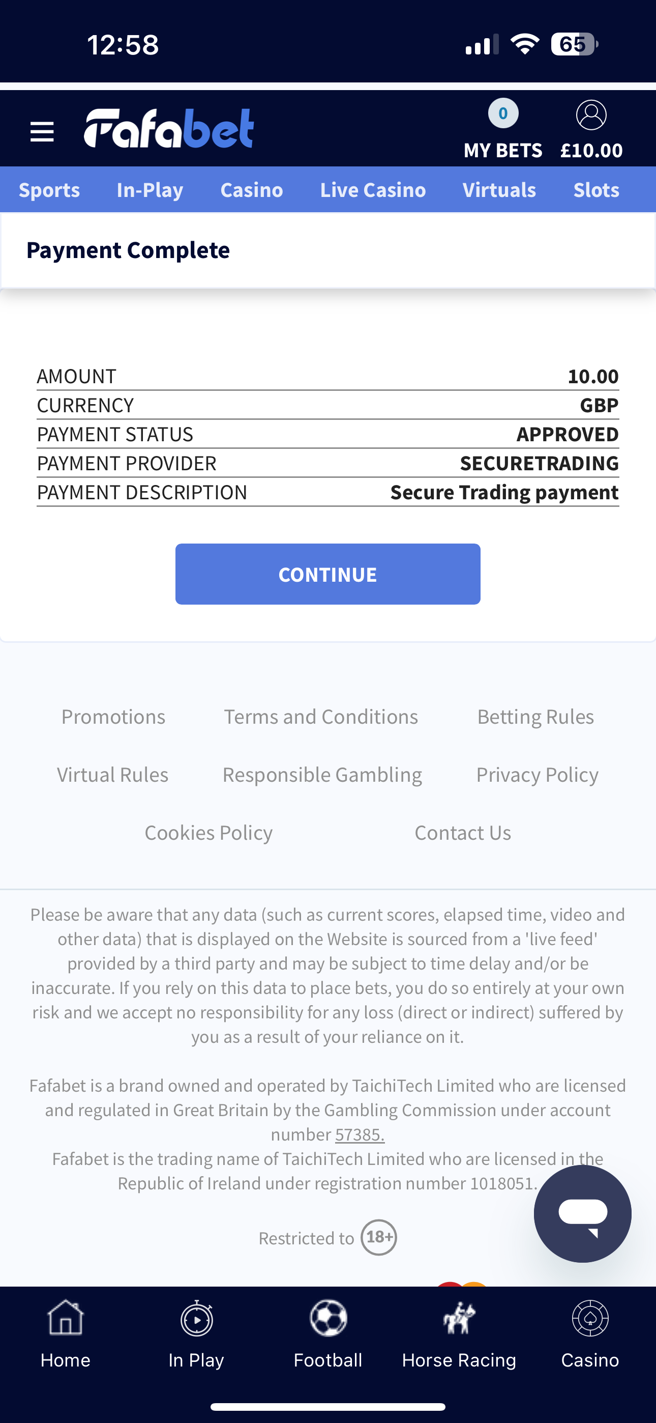 FafaBet Deposit 4