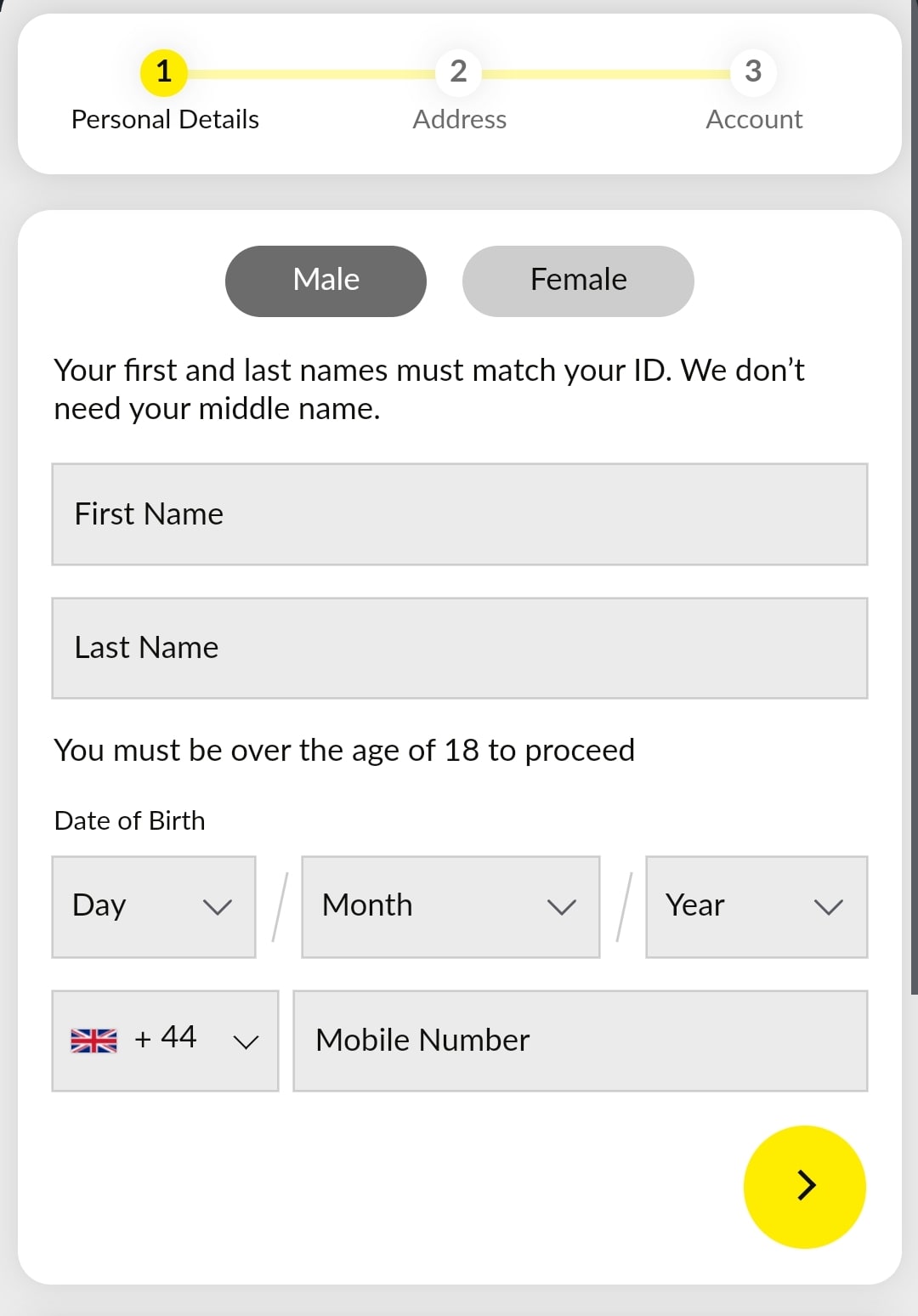 talkSPORT BET Registration 1