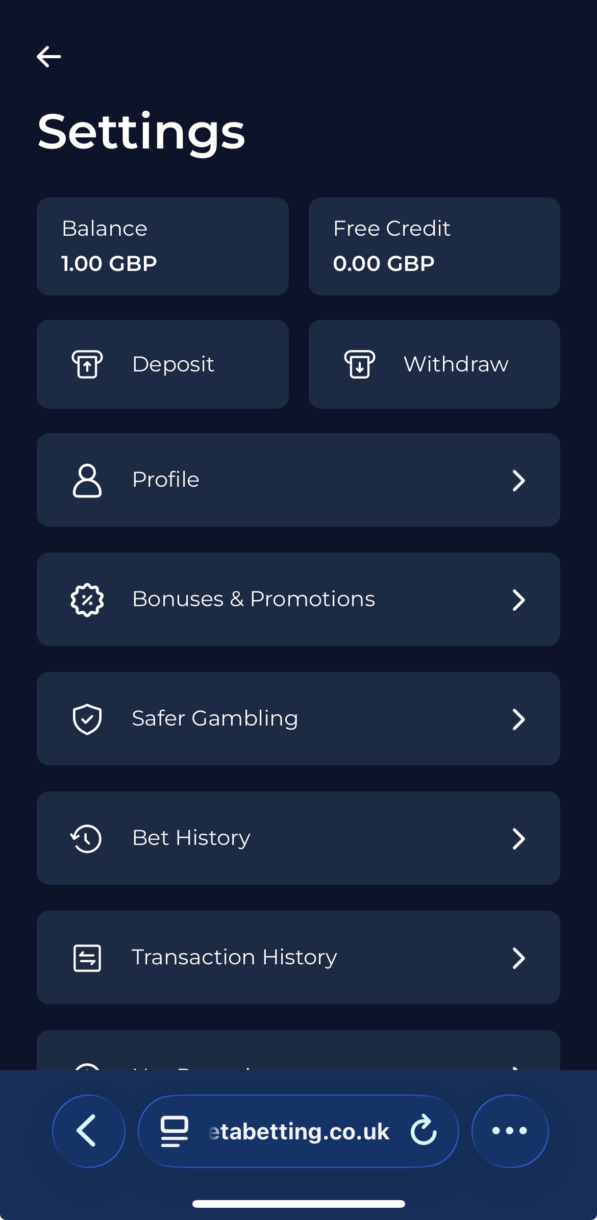 Meta Betting Deposit 2
