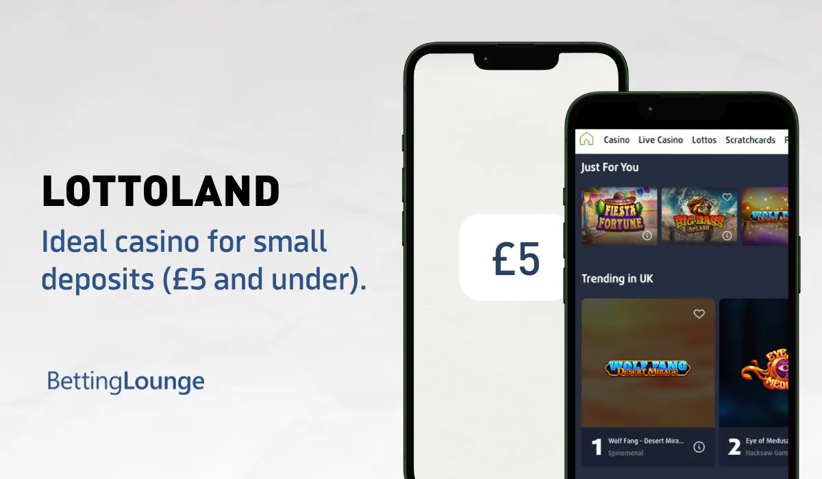 5 pound minimum deposit at Lottoland