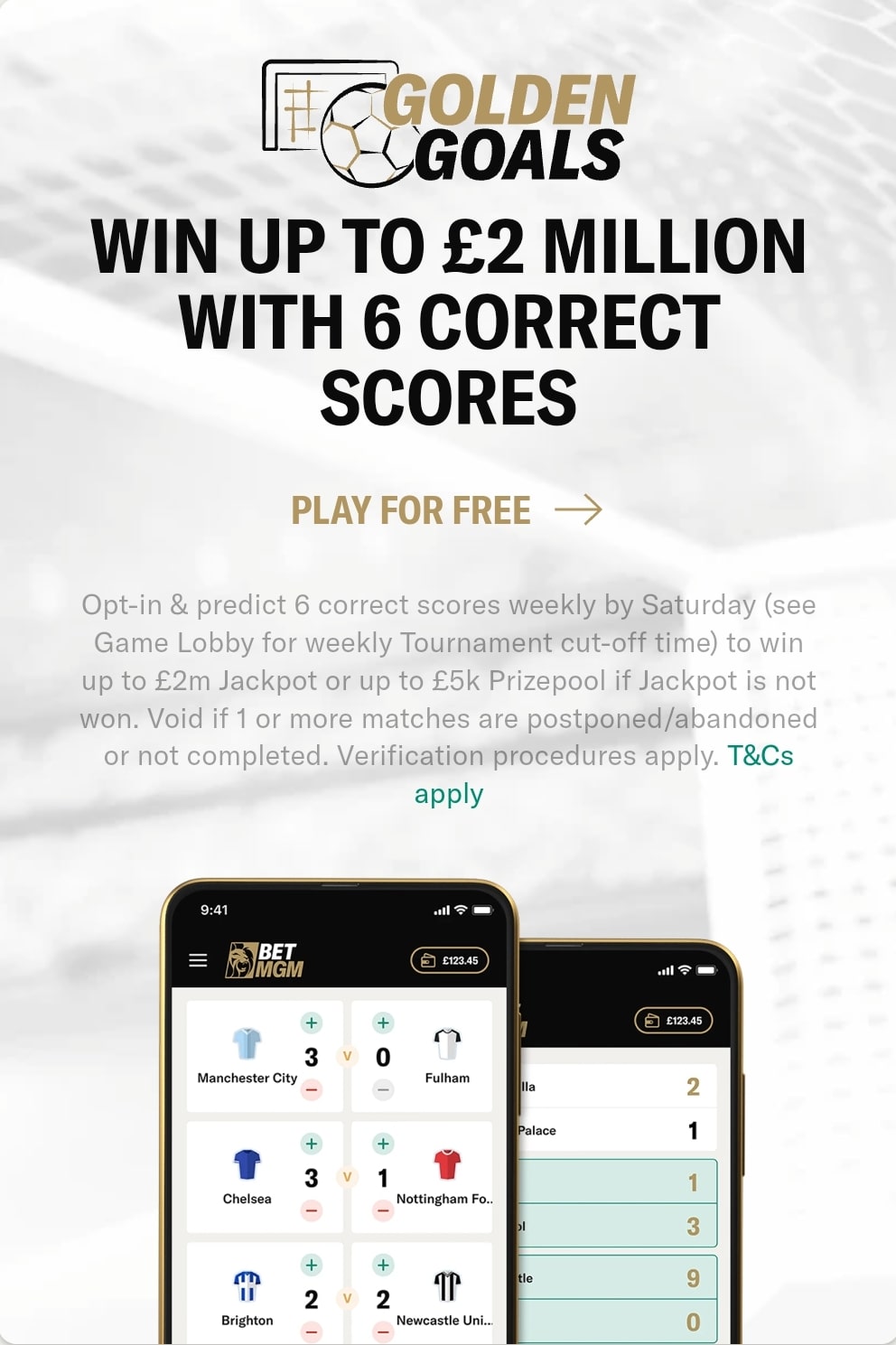 BetMGM Golden Goals