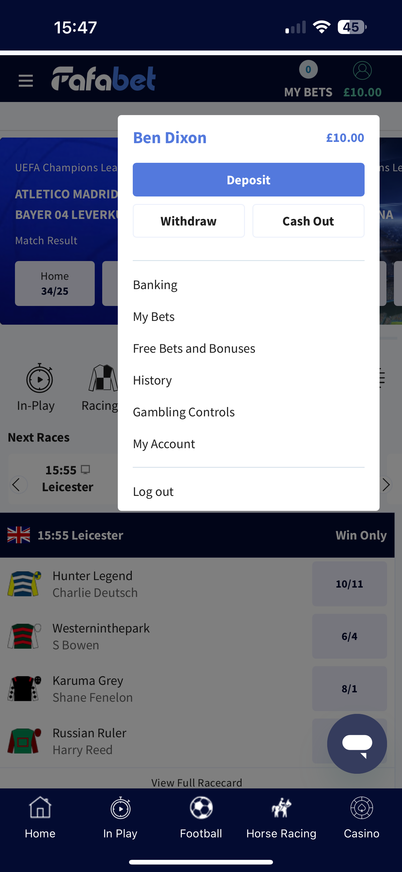 FafaBet Withdraw 1