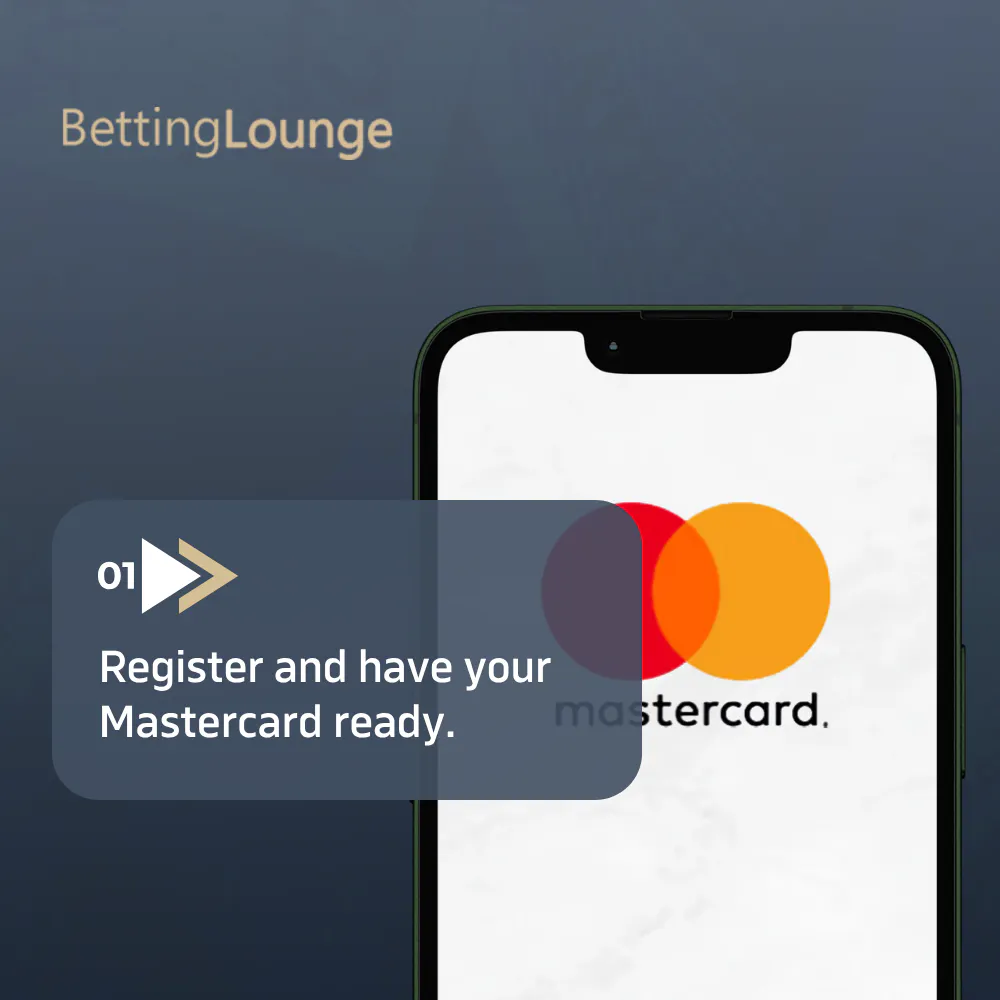 Step 1: Register and have your Mastercard ready