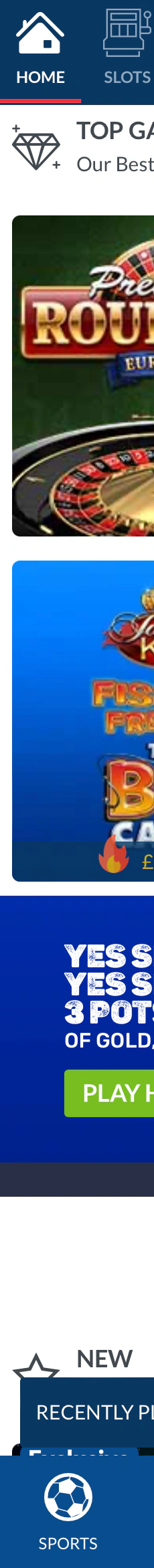 Coral app Casino