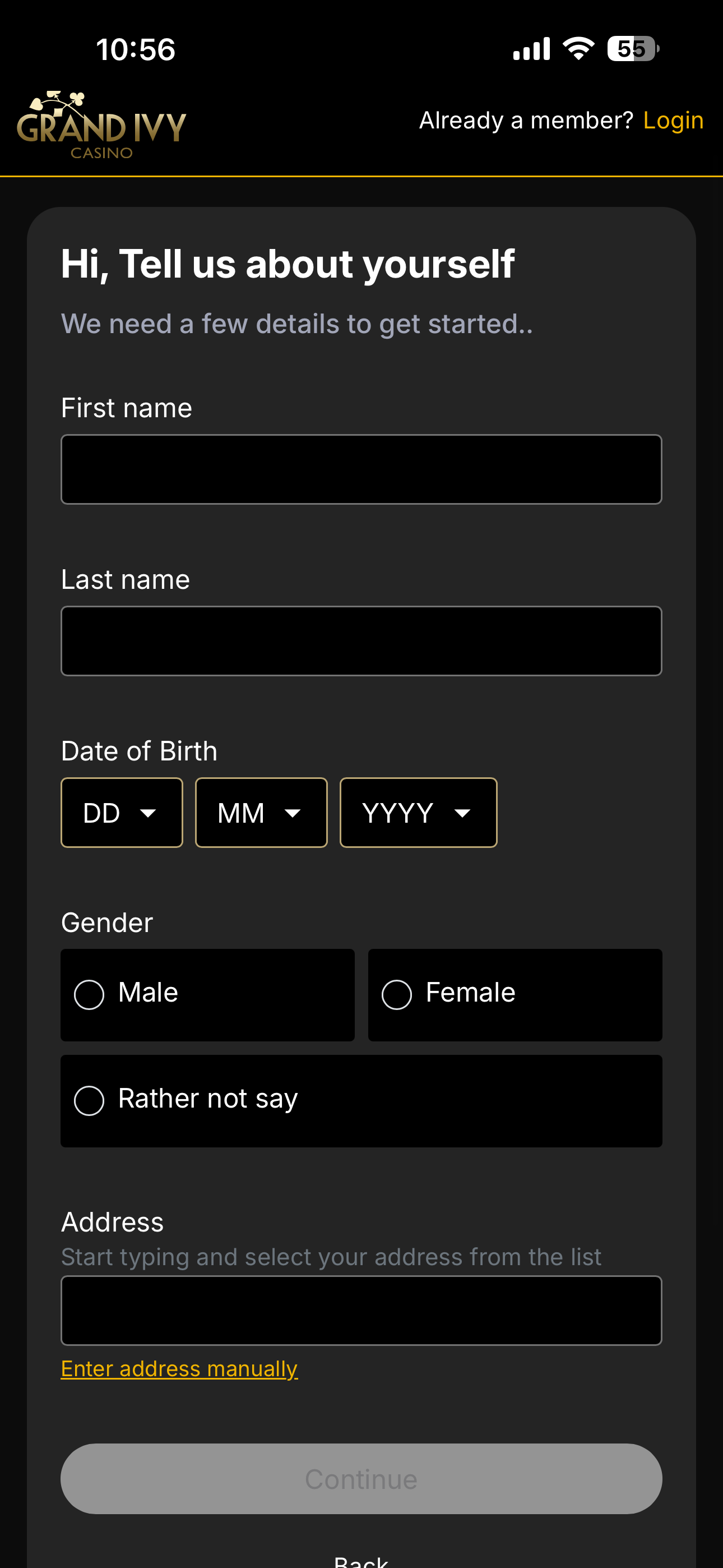 Grand Ivy Sign Up 2