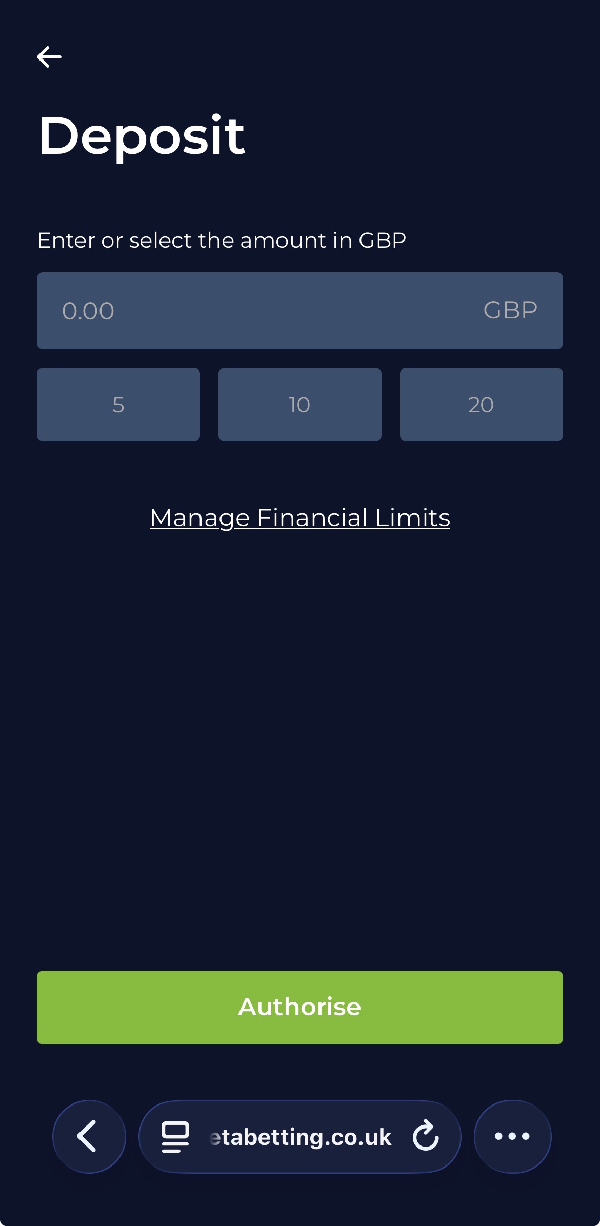 Meta Betting Deposit 3