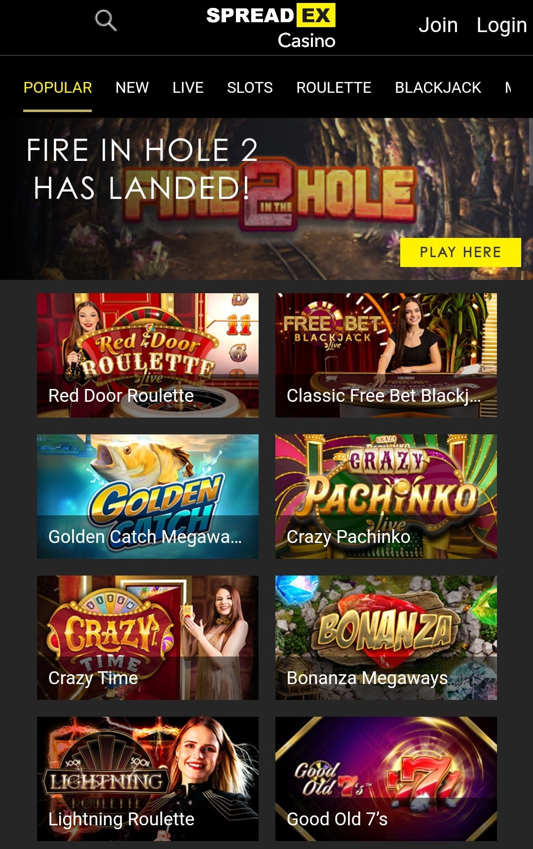 Spreadex Casino