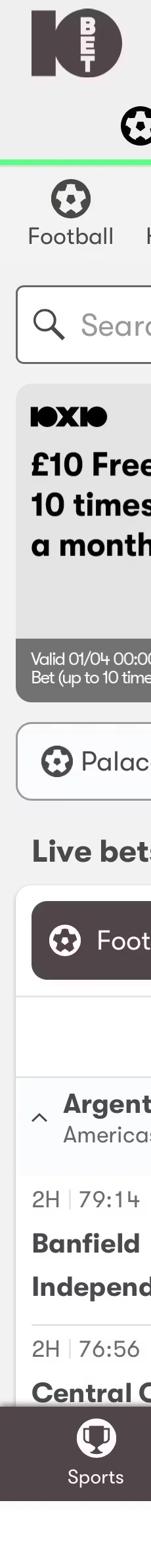 10bet app sportsbook