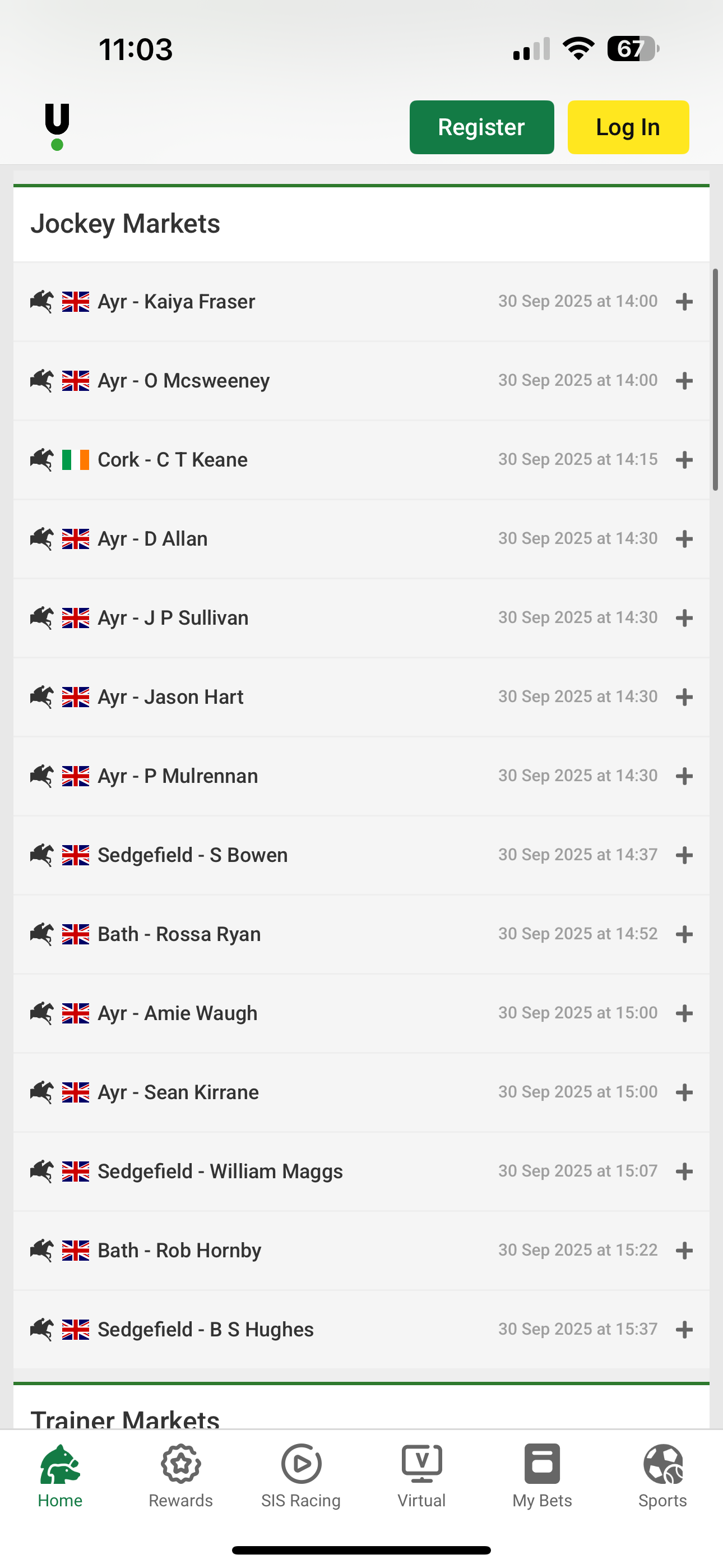 Horse Racing Unibet