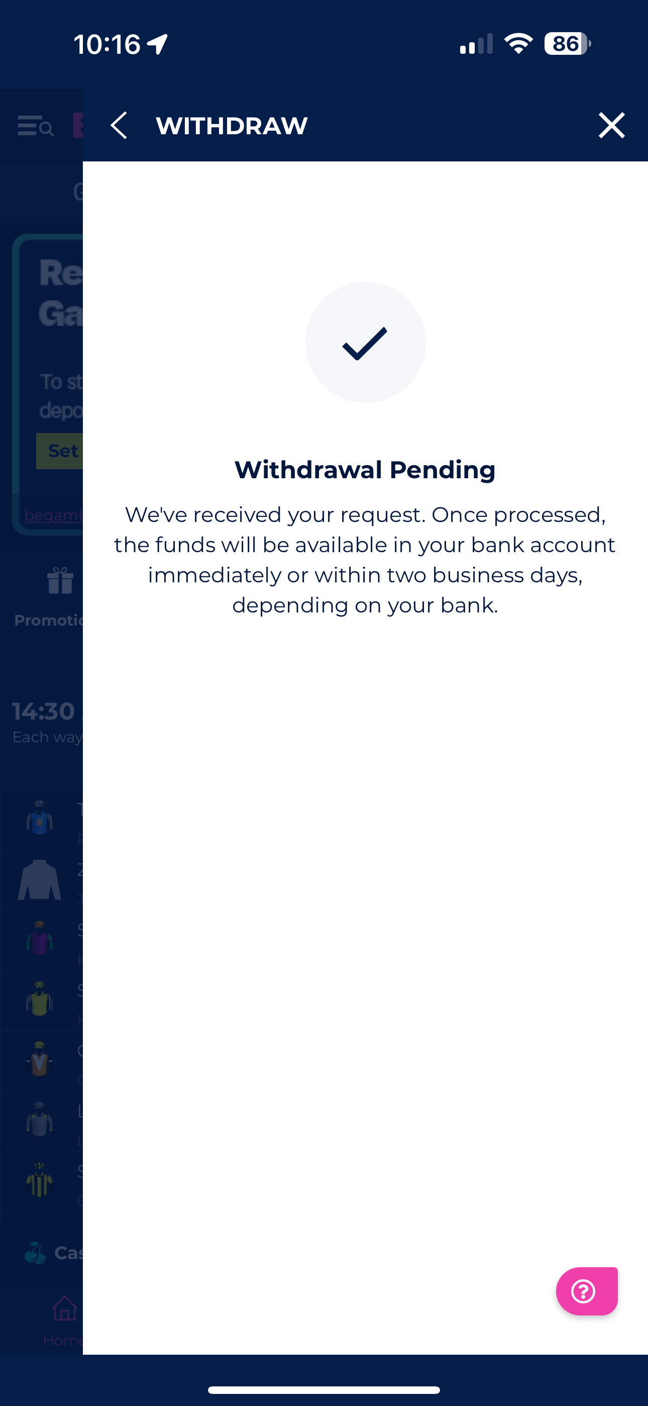 BresBet Withdraw 2