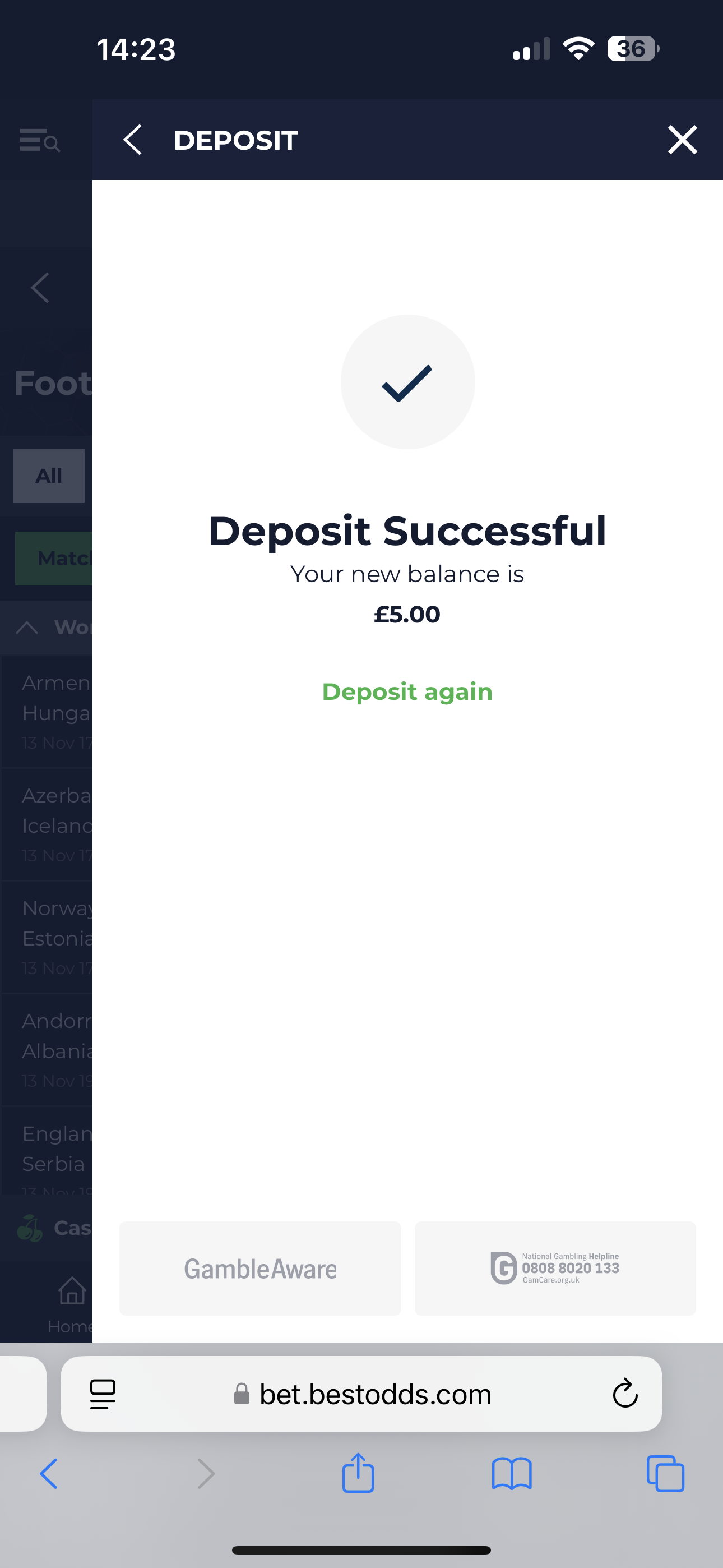 BestOdds Deposit 3