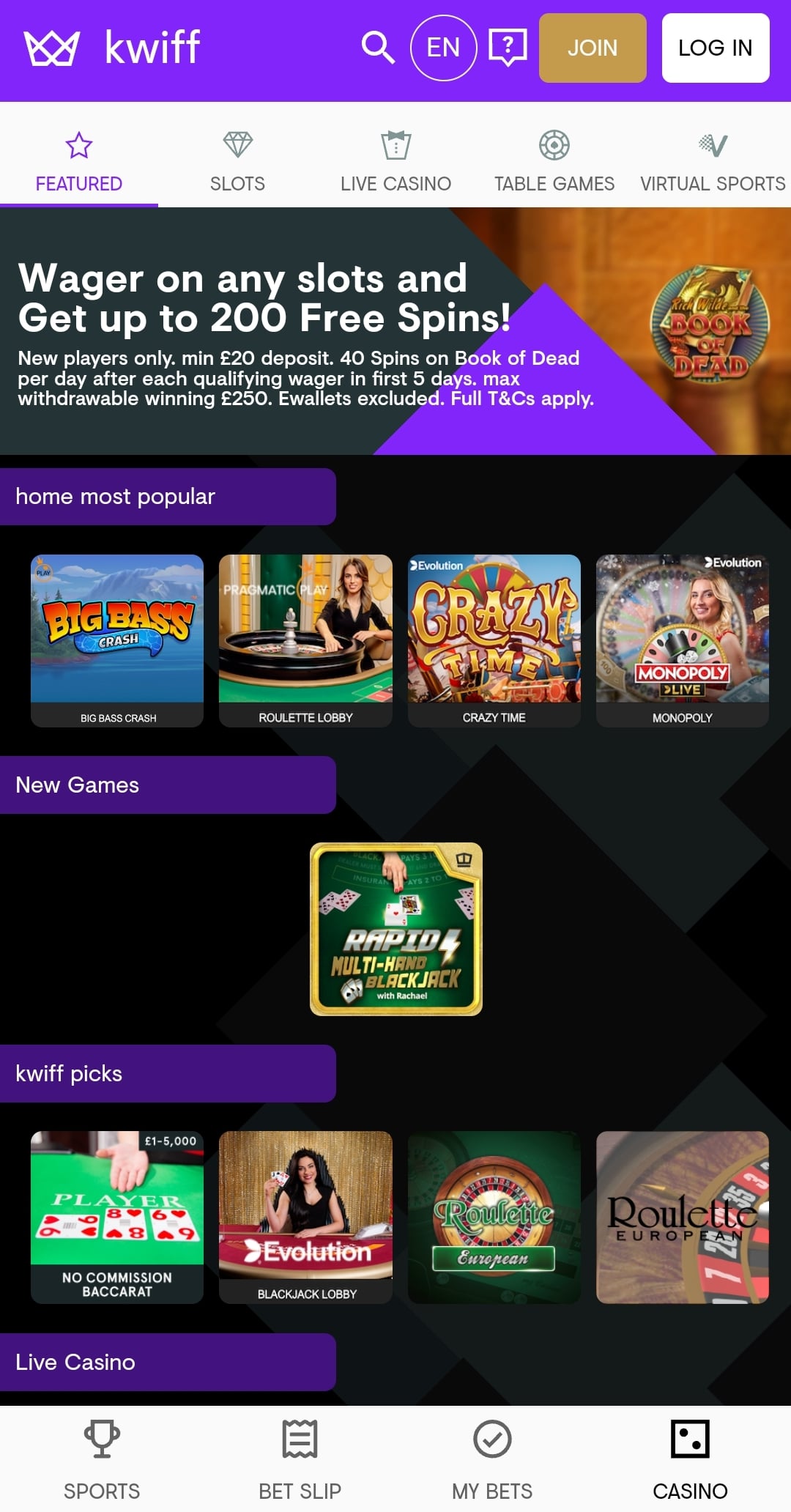 Kwiff Casino