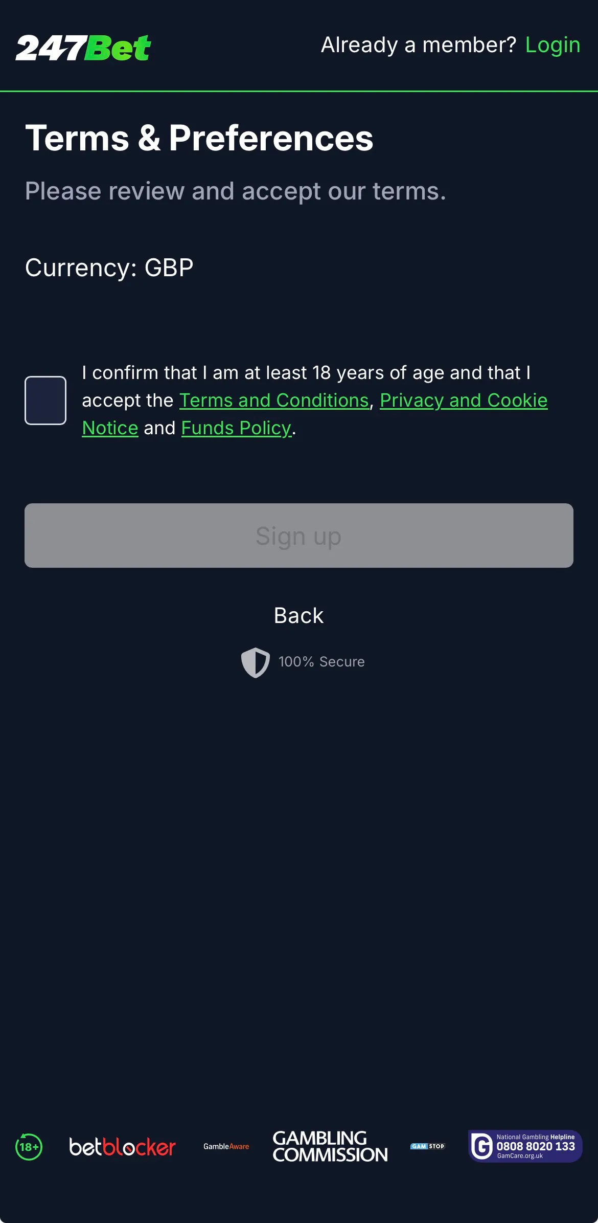 247bet app terms and conditions