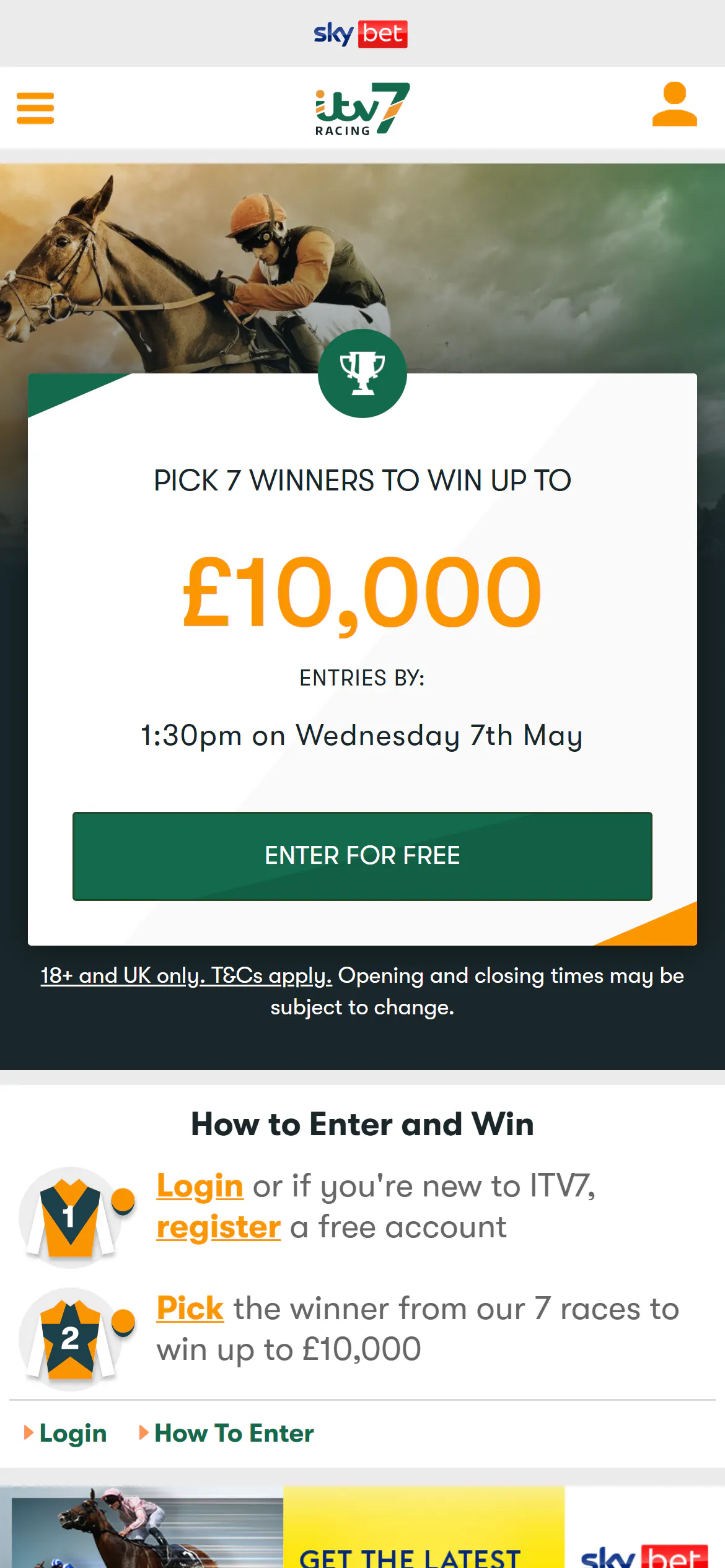 ITV pick 7 step 1