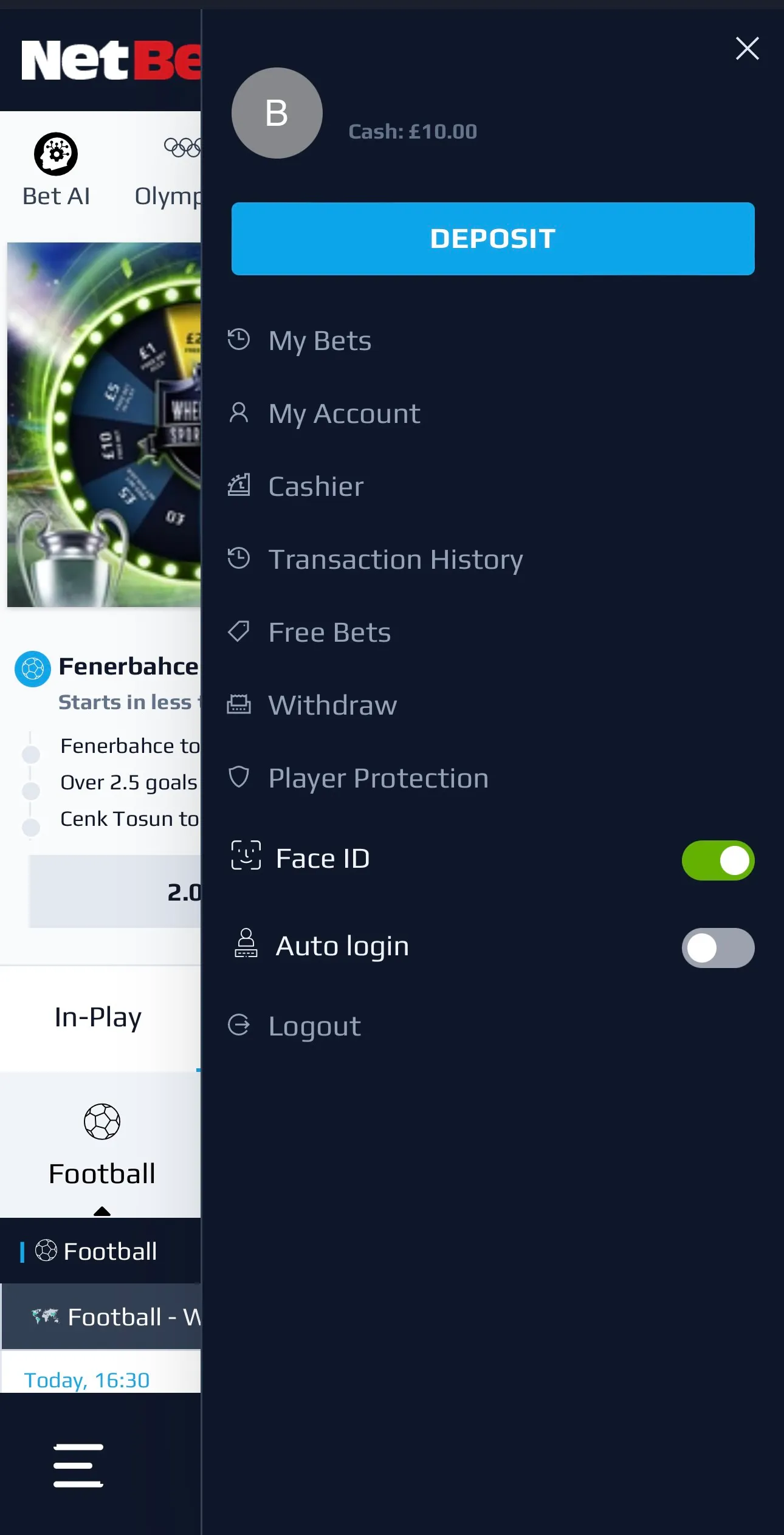 NetBet Withdraw 1
