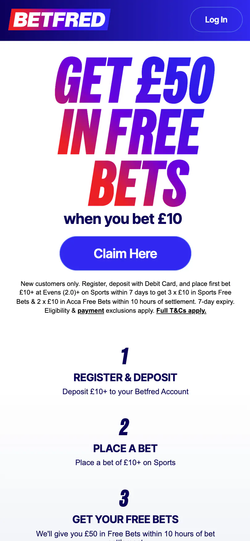 Betfred Promo Sign-Up 1