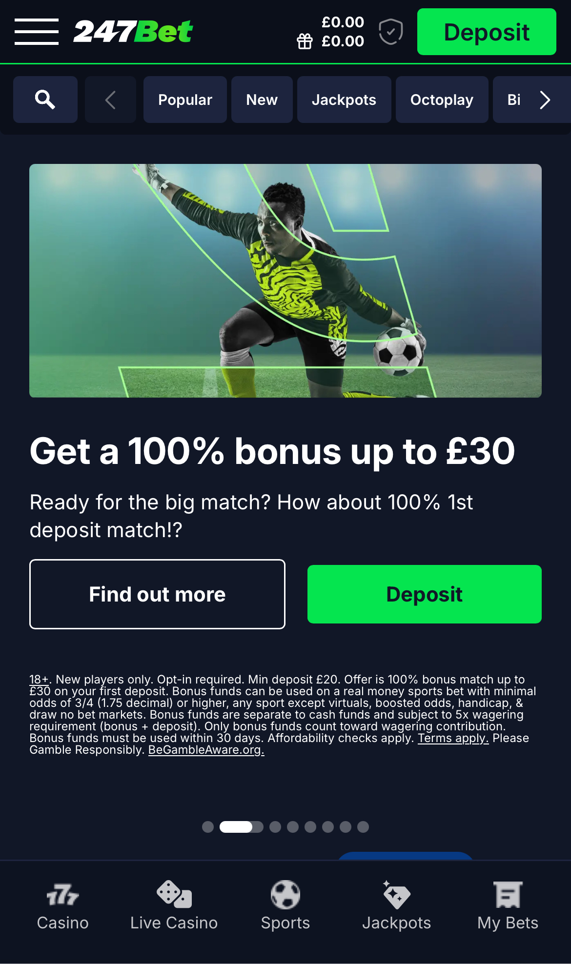 247Bet Deposit
