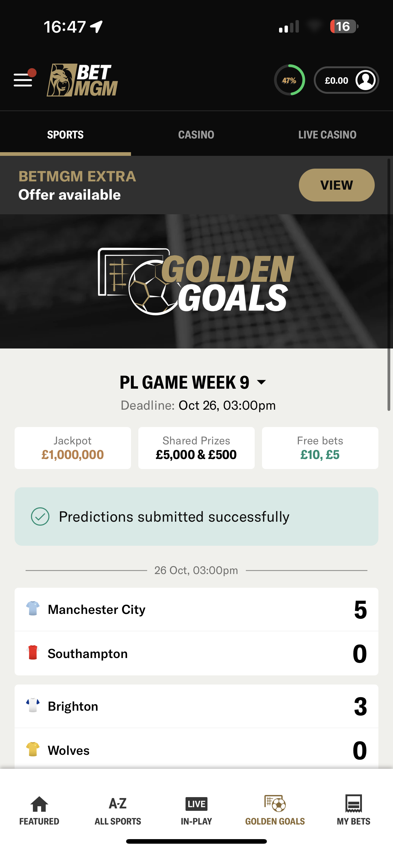 BetMGM Golden Goals 1 (UK)