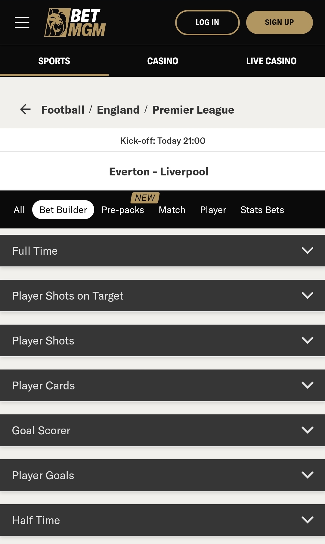 betmgm bet builder