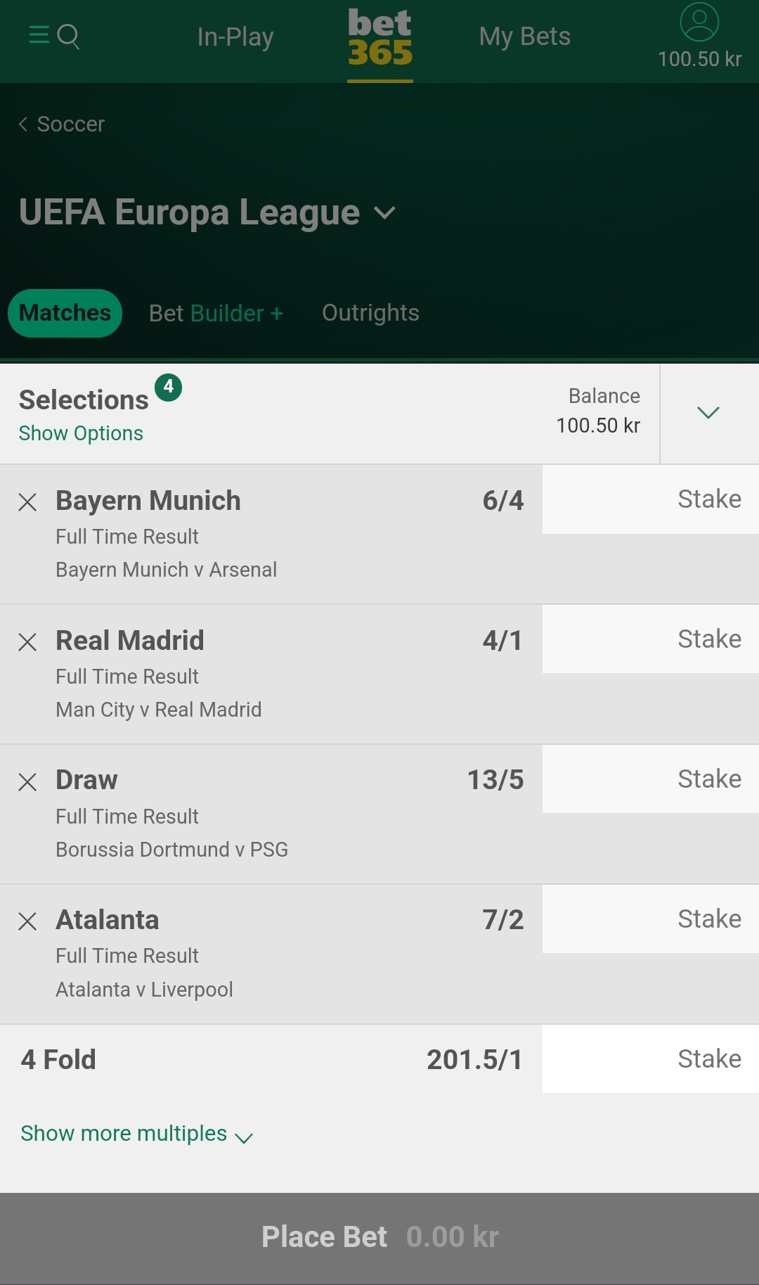 bet365 acca