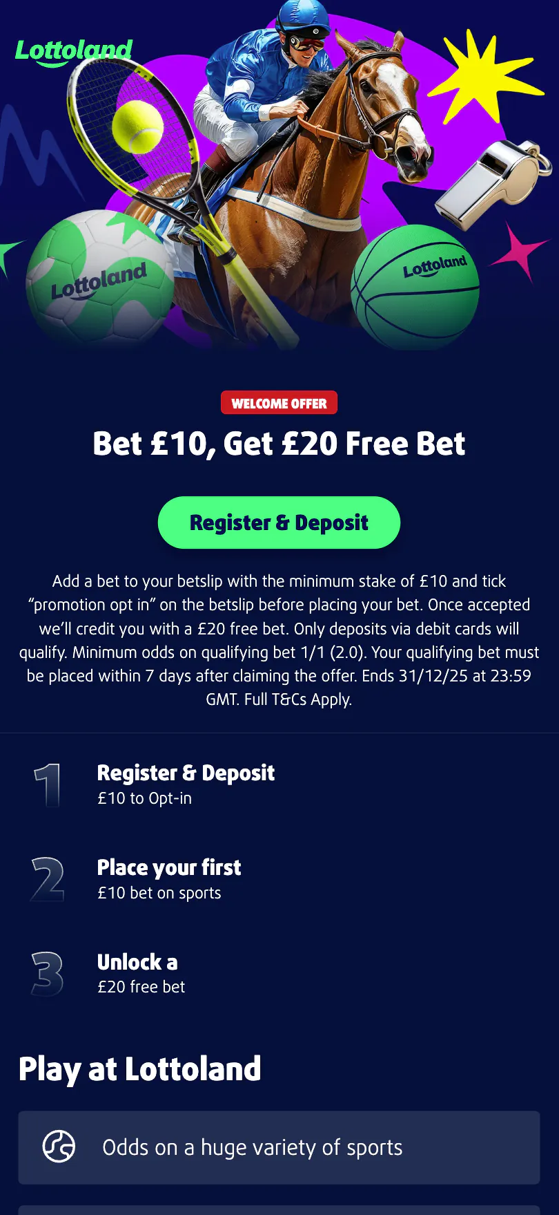Lottoland Promo Sign-Up 1