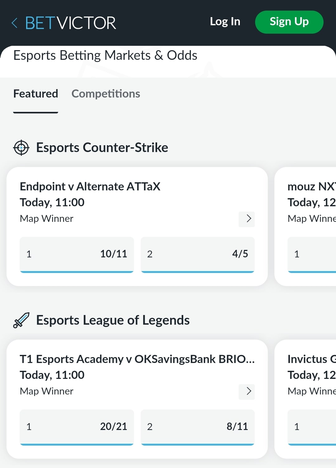 BetVictor Esports