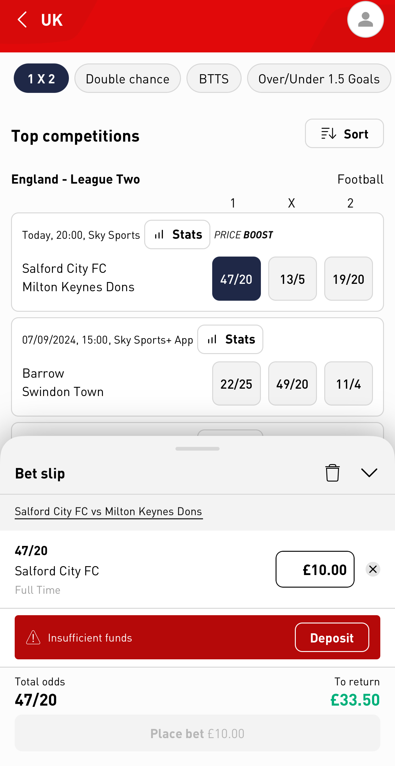 Virgin Bet Qualifying Bet