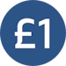 1 pound icon