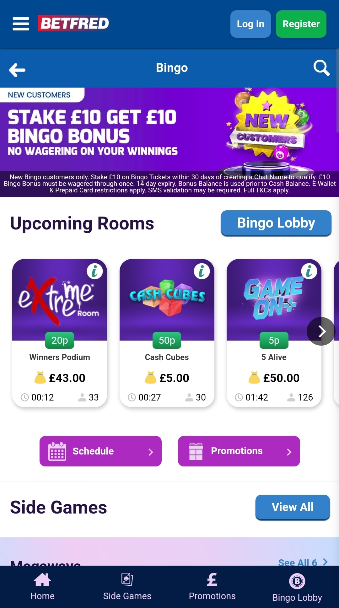 Betfred Bingo