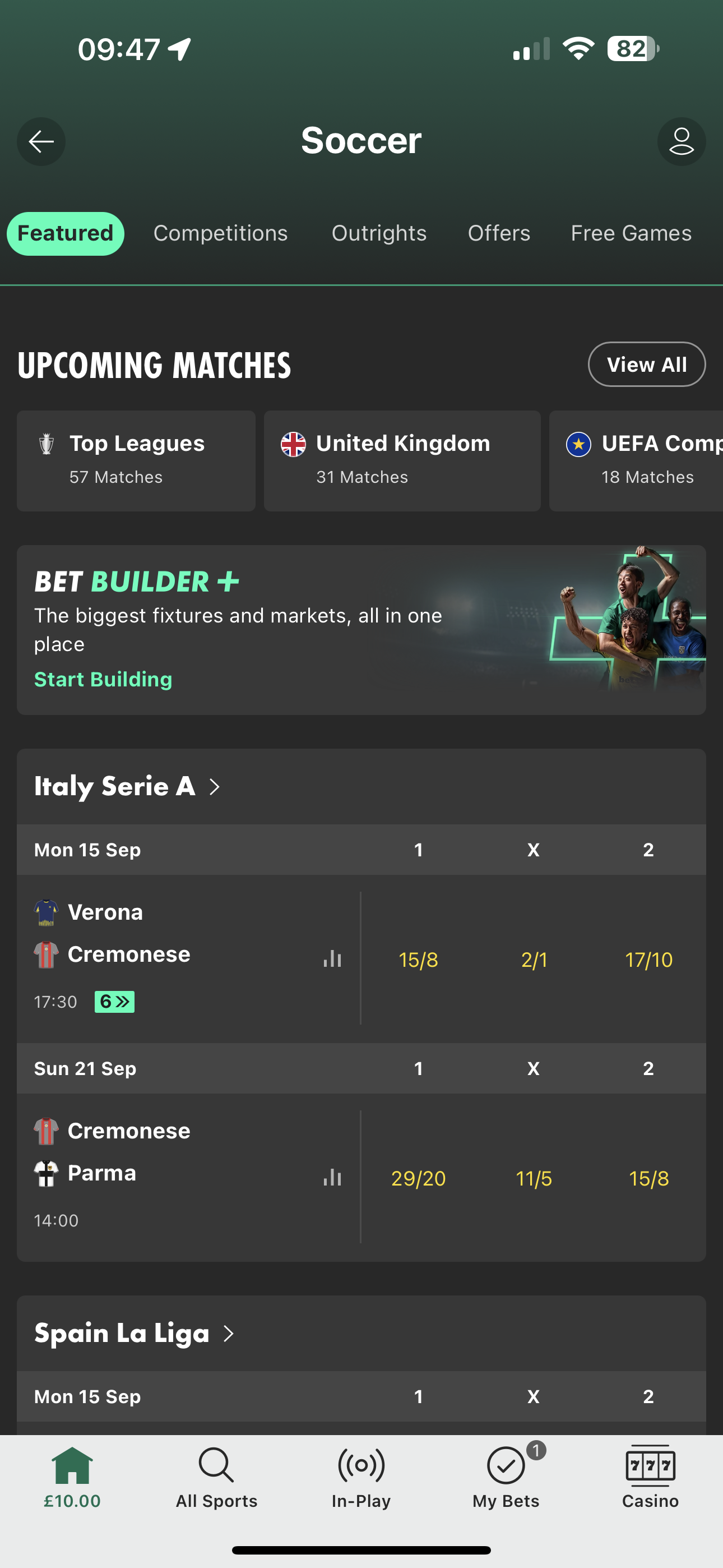 Bet365 Football