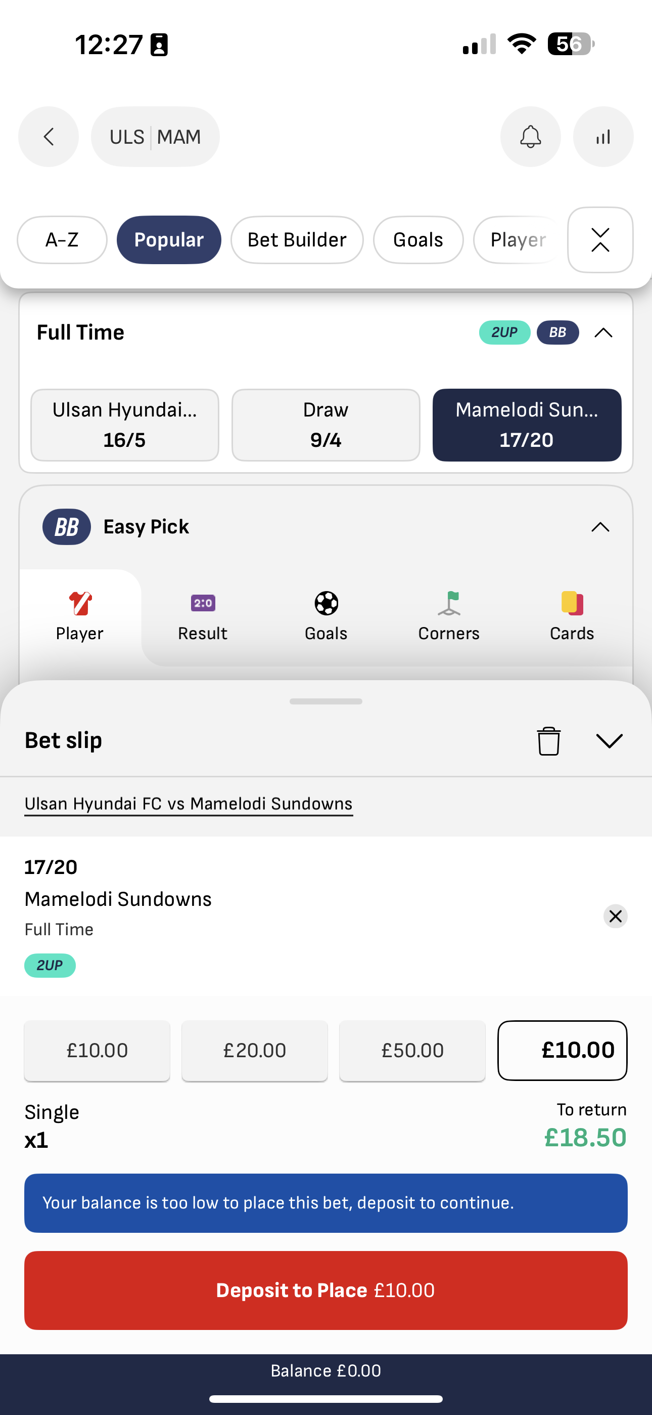 2up Virgin Bet