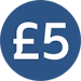 5 pound icon
