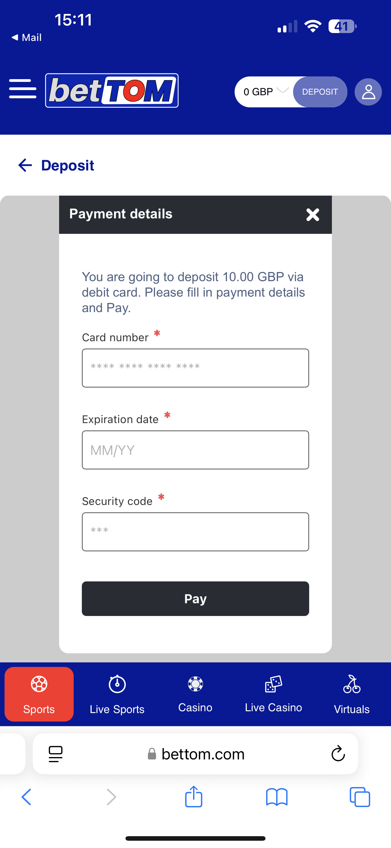 BetTom Deposit 4